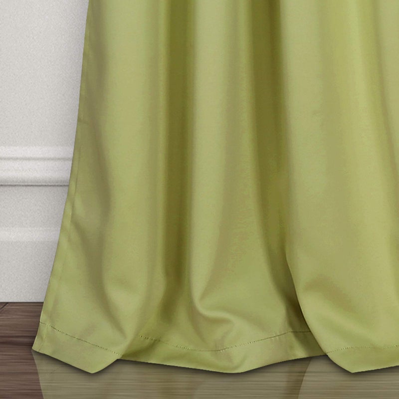 Lush Decor Insulated Grommet Blackout Window Curtain Panels, Pair, 52" W x 108" L, Sage - Classic Modern Design - Chic Window Decor - Long Curtains For Living Room, Bedroom, Or Dining Room - Image 4